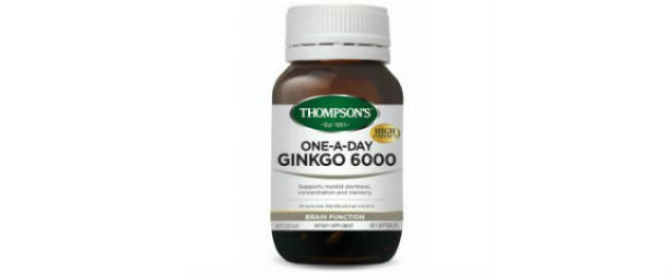 Thompson’s One–A–Day Ginkgo Biloba Review
